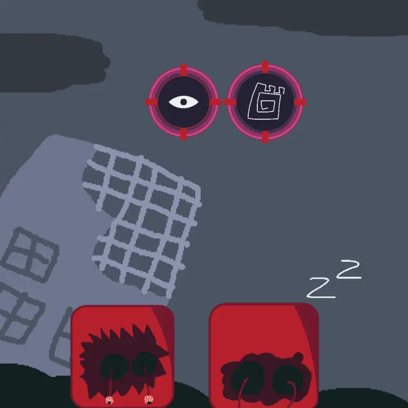 Dead red cube individual by @TheguythatloveappleE