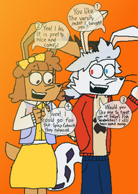 A Pin up comic of my latest oc