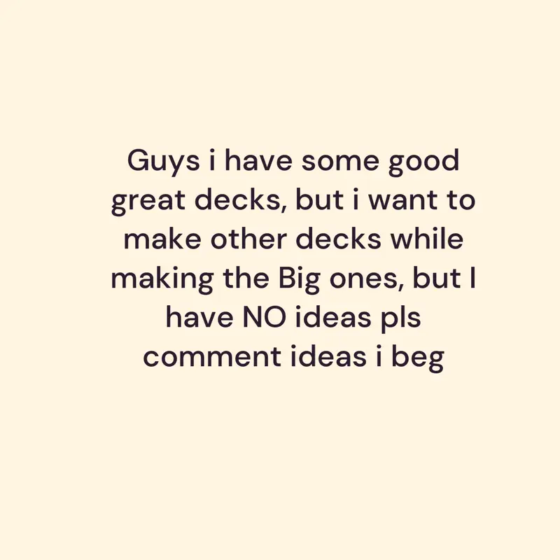 PLS BRO I NEED IDEAS by @Ur_Toast