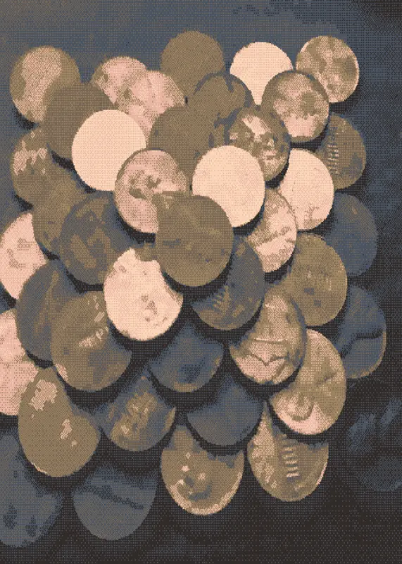 Penny pyramid by @The_Penny_Pyramid