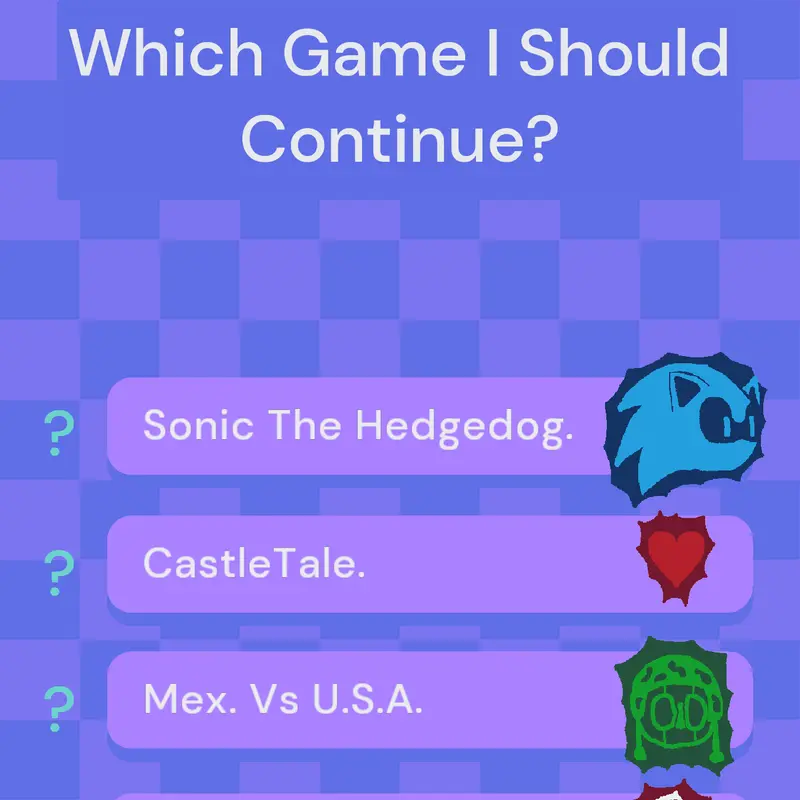 Which I Should Continue? by @KrizReno