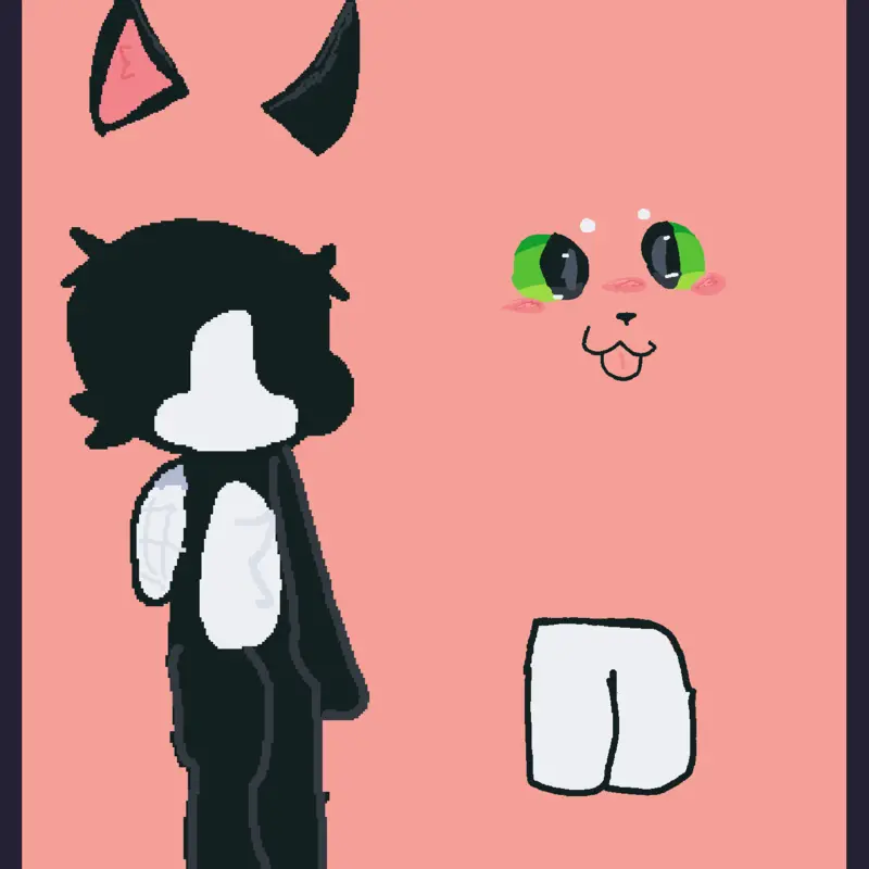 My oc meow hehe by @AlliekittyChloepuppy