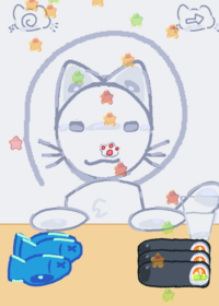 Cat mukbang