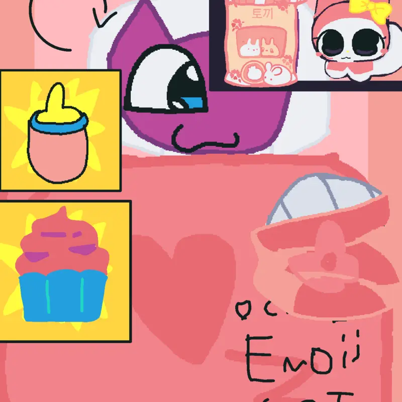 Emoji cat baby care game by @Kerscheannebliss