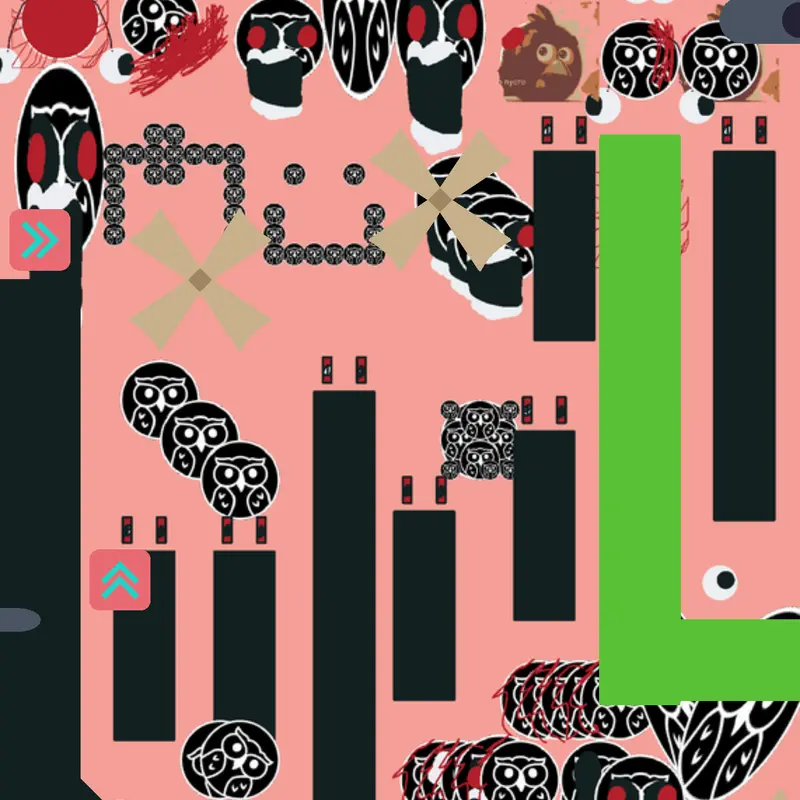 Stickman race by @GrayCutie