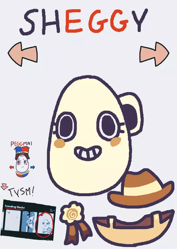 Dandys world puzzle but EGGS by @lynxii
