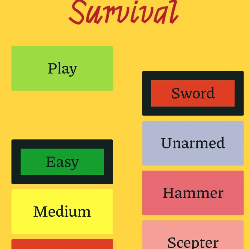 WeaponBall Survival by @Scafy