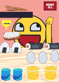 epic face mukbang