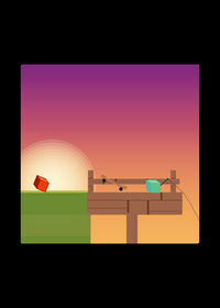 The cubical ending game [alpha]