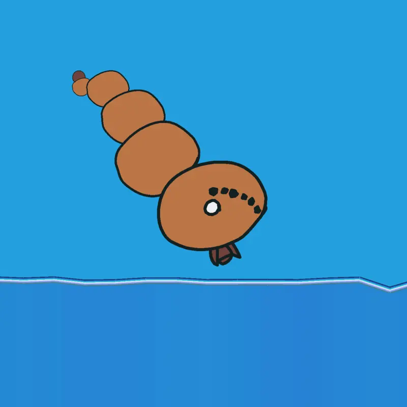 Play With Mothra Larva by @sillyzacchy