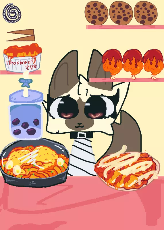 Chocolate kitten YT mukbang 2! by @ChocokitYTcatsim
