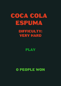 Coca Cola Espuma!!
