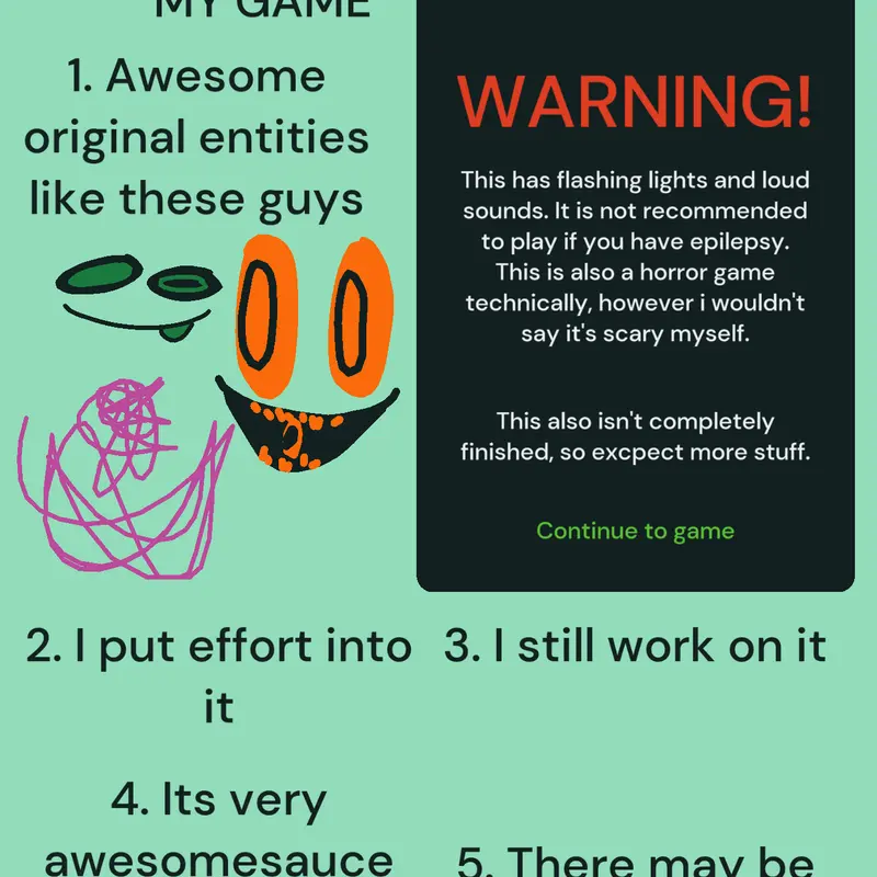 TOP 5 REASON WHY YOU SHOULD PLAY MY GAME by @__VOID__