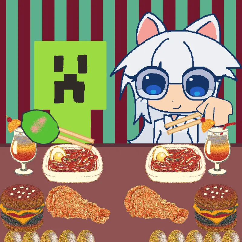 creeper  meow by @creeper29