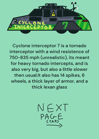 Cyclone interceptor 7 and others