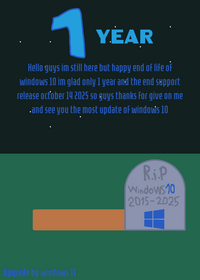 Noooo rest in peace windows 10 for the first...