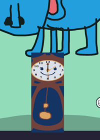 hickory dickory dock elephant