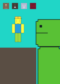 Feed the green guy credits to BREWY