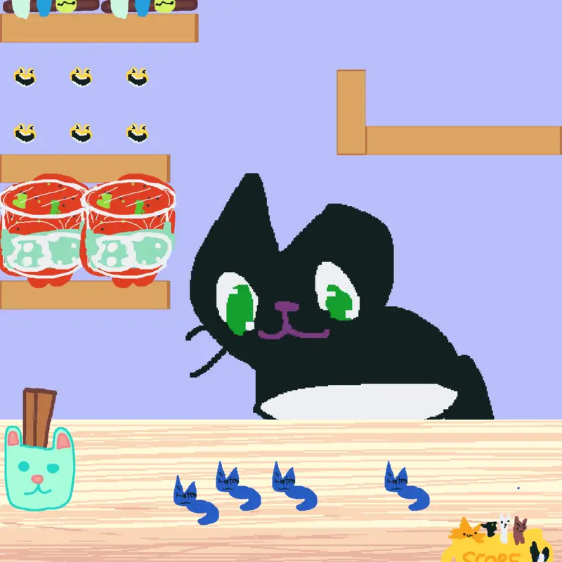 Cat mukbang! by @Aaliyahlikescats828
