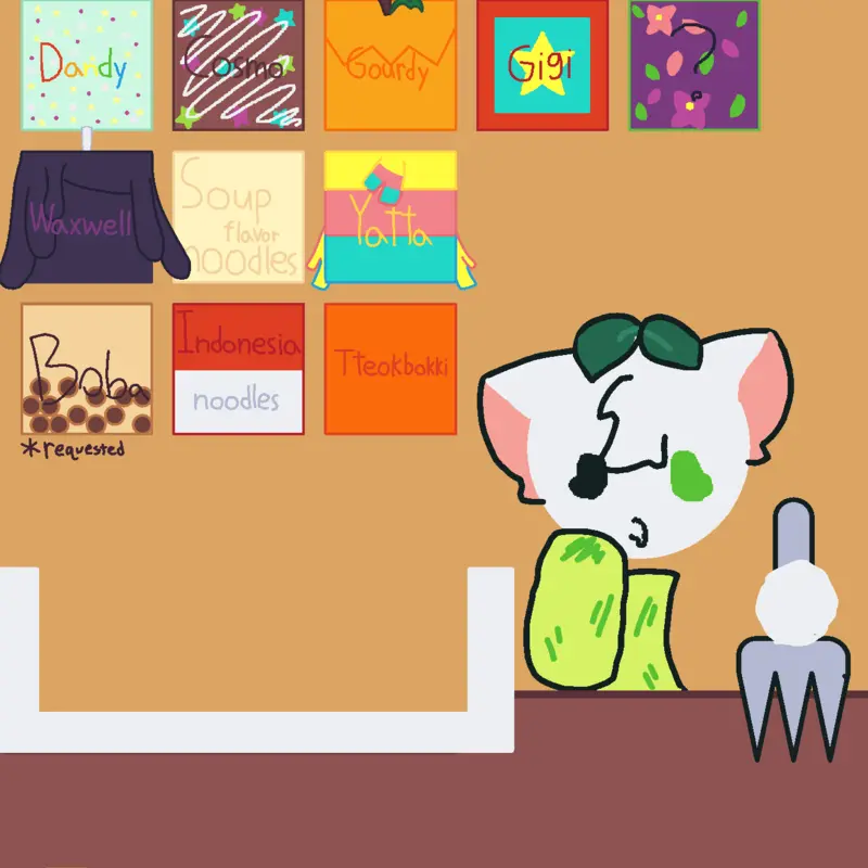 Credits to pebble draws for the emojicat by @gllitcutecore