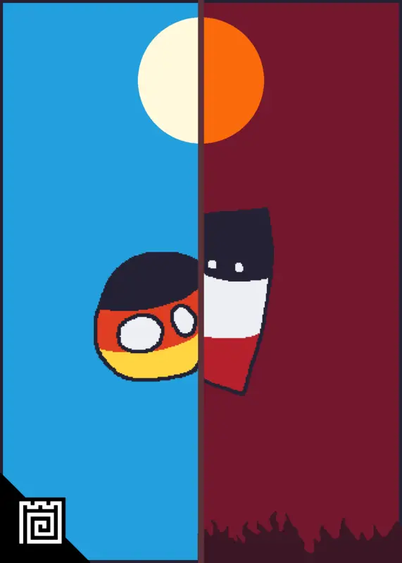 Countryballs Germany by @Stormer_blurie_fan