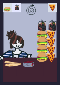 Feed bacon girl BTW I SPENT ALL NIGHT ON...