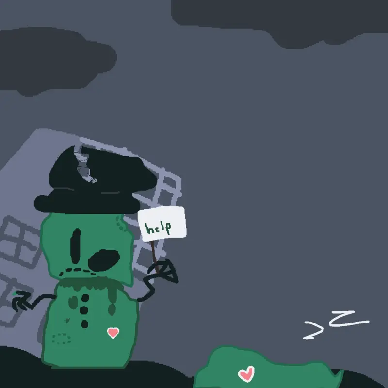 Trash man individual by @TheguythatloveappleE