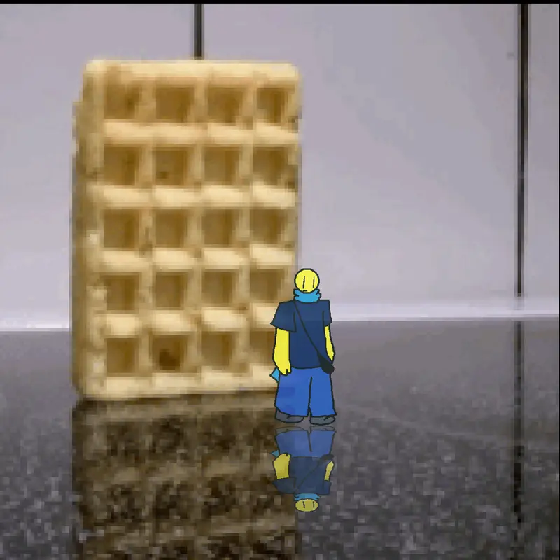 Waffle thing meme by @NomoGeoblex