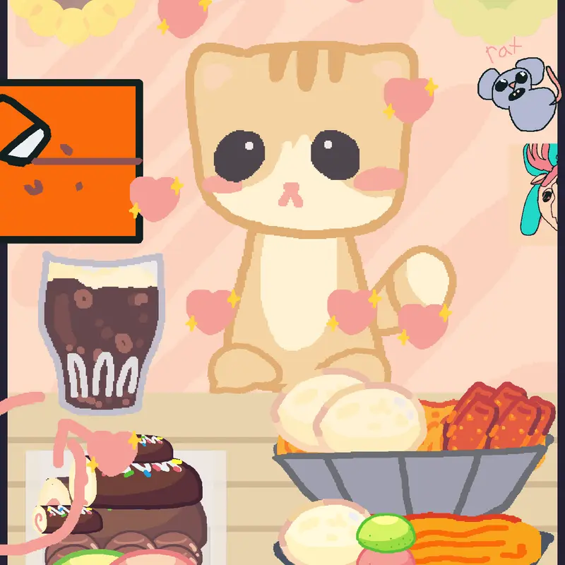 #dressup #mukbang #cute #cat by @lexia_margrex