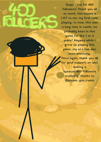 !400 FOLLOWERS!