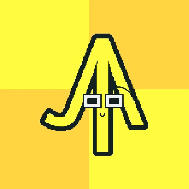 Letter Ꙟ by @lemuelfan_anitblock