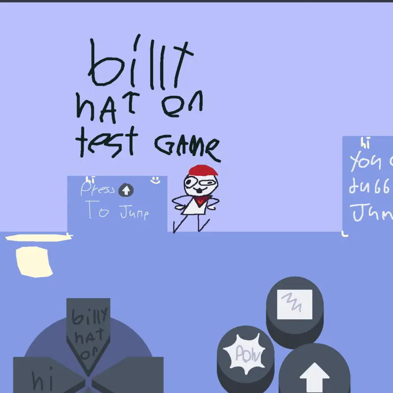 Billy hat on test pitch GaME by @spongebob676767