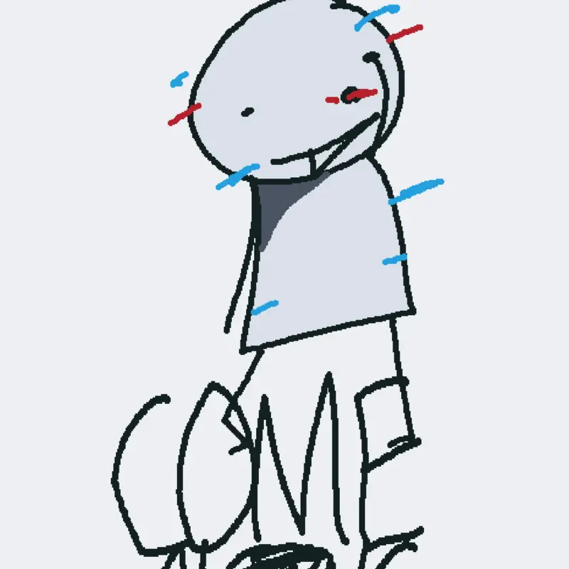 CAWM Vs one of my OCs by @paperrie