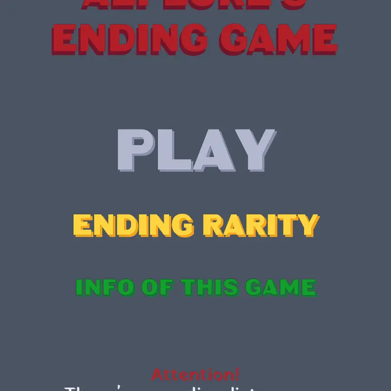 Game by @AlploreOfficial
