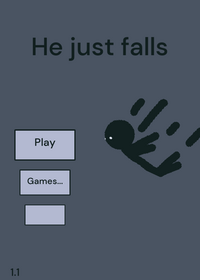 He just falls: Record game