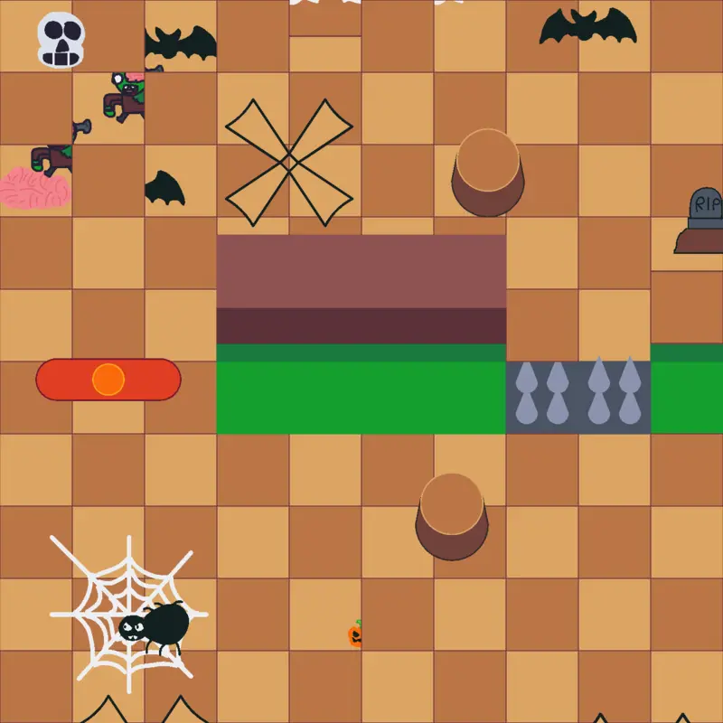 Halloween golf by @misterkallebe12