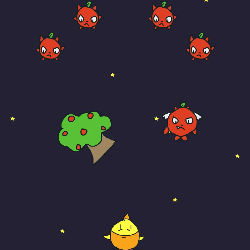 Capple invaders by @peterwah