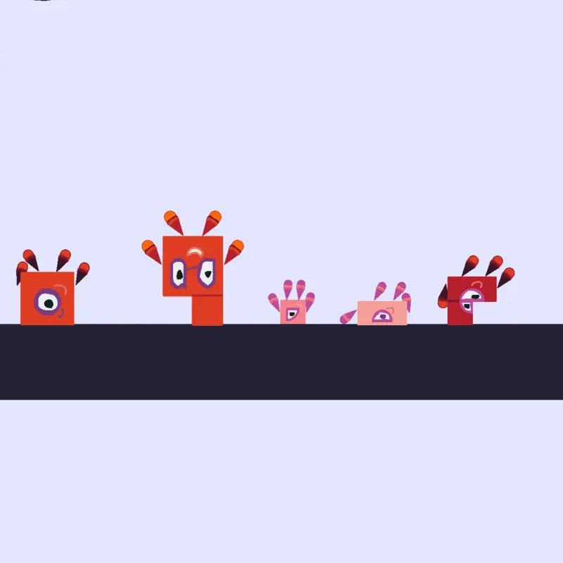 Numberblocks Quarters Ragdoll new mode by @AsU-150_13Th_account