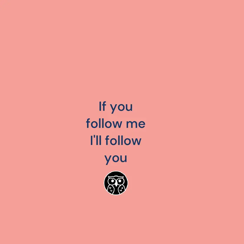 I'll follow you by @Xavier1236788