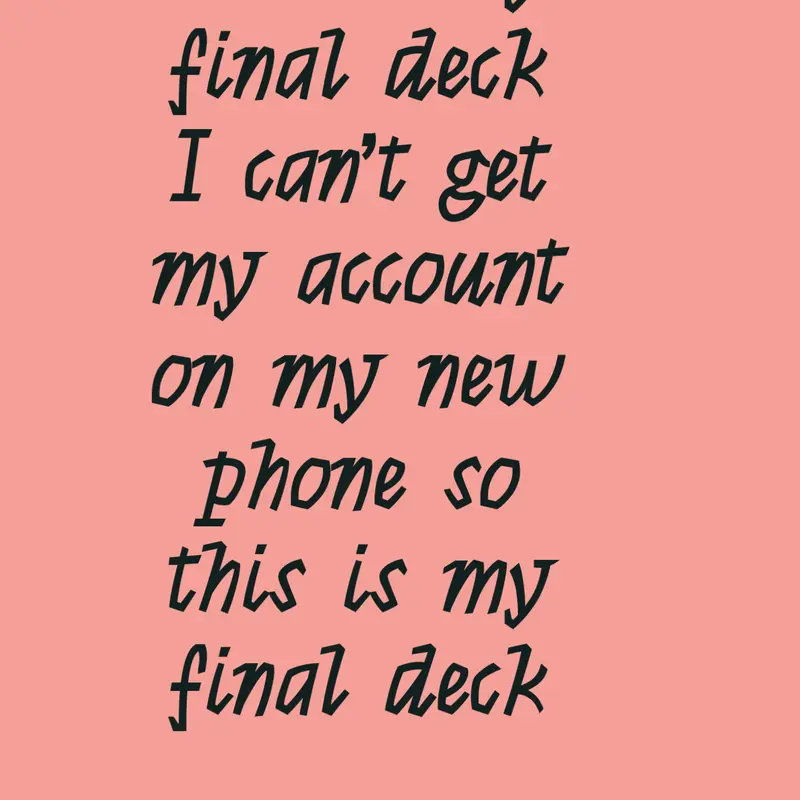 Final deck by @trevorlini