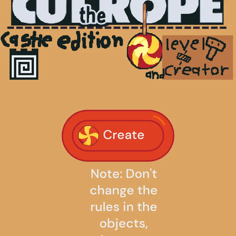Cut the rope : castle edition by @sandiagamer1234