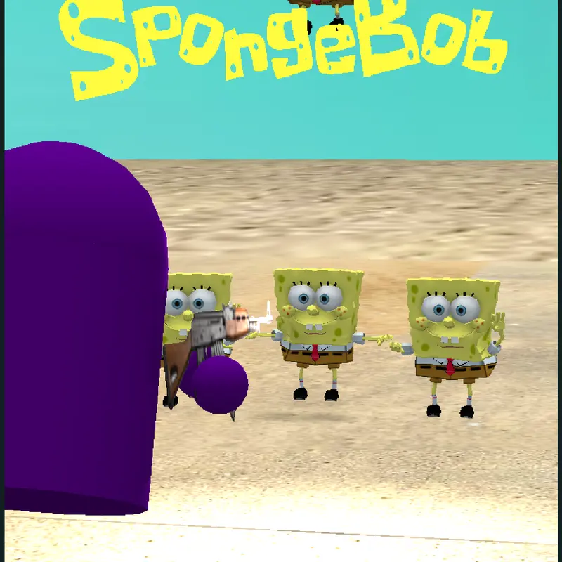 Defend You're Base From Spongebob by @HeyThatsMyGuy