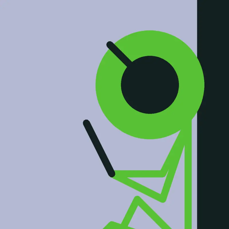 Alan_Becker Green I_can't_draw_or_animat by @kotek_klusek