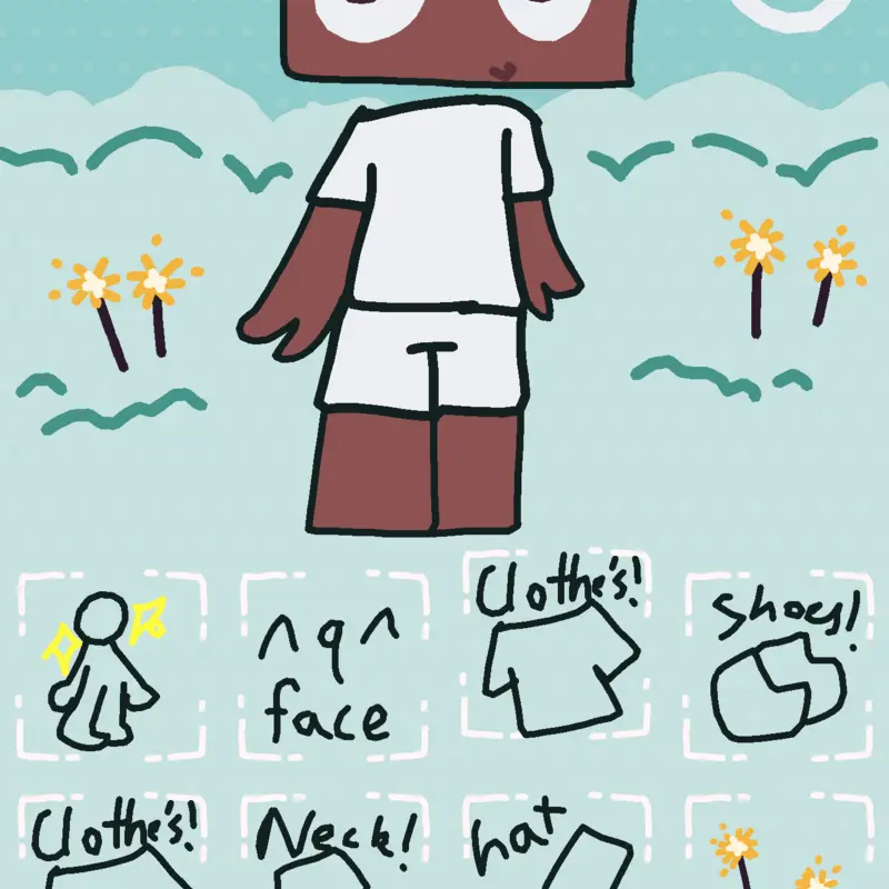 Dandy’s world Dress up! by @UziDev