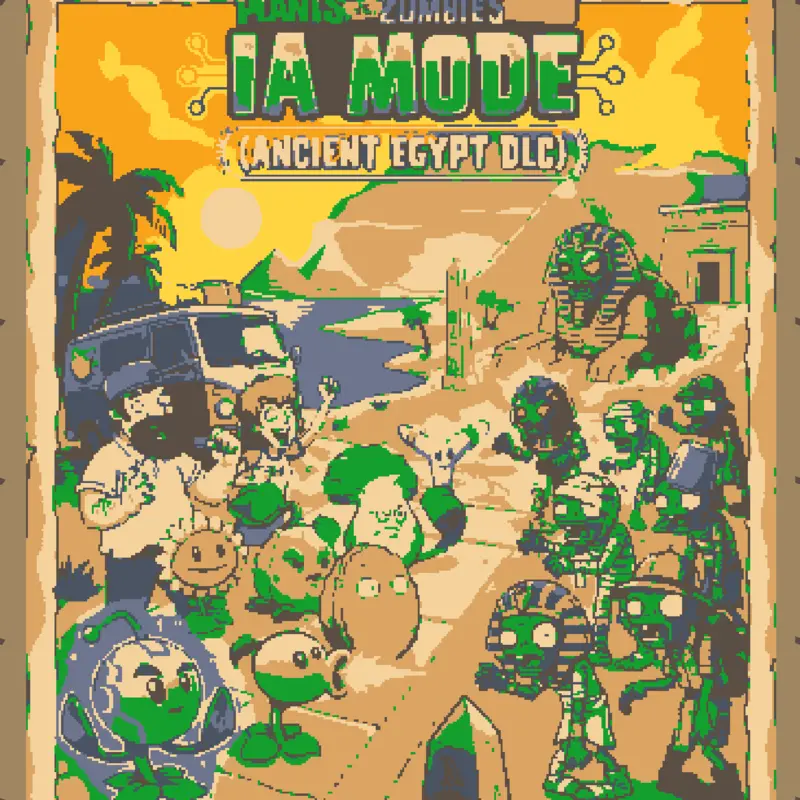 Plants vs Zombies by @San_Sanpro