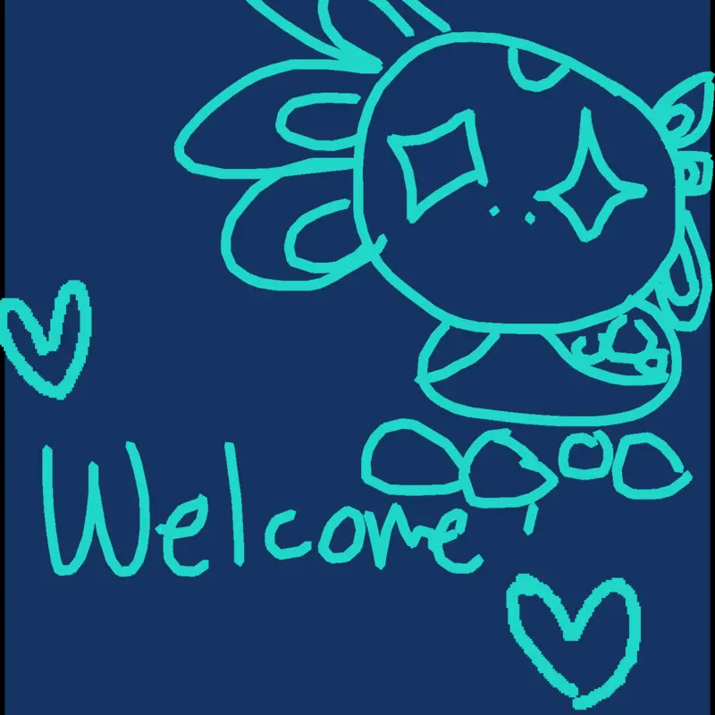Axolotl by @Ilovebabehsunny