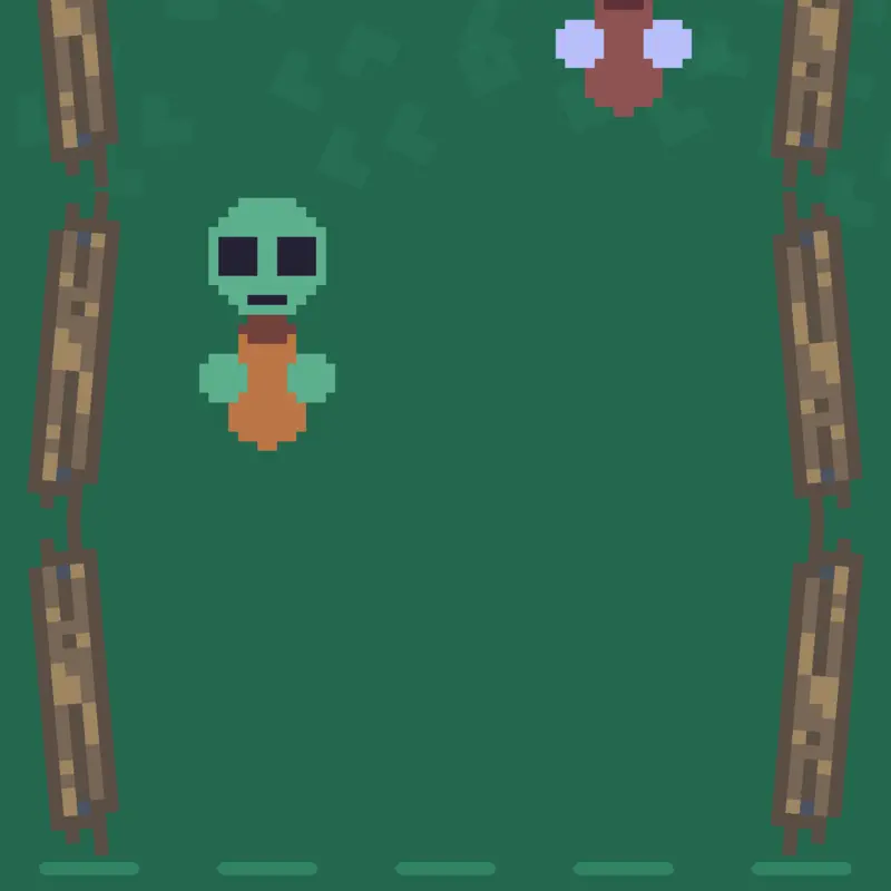 Pixel art zombie attack by @KALI6builder
