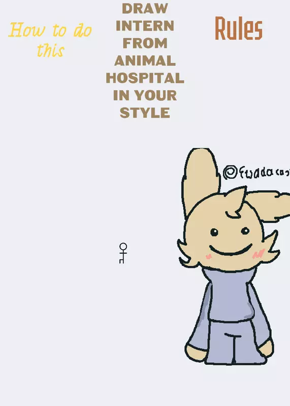 Draw intern in your style by @Ewadacastle
