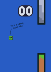 Flappy creeper!