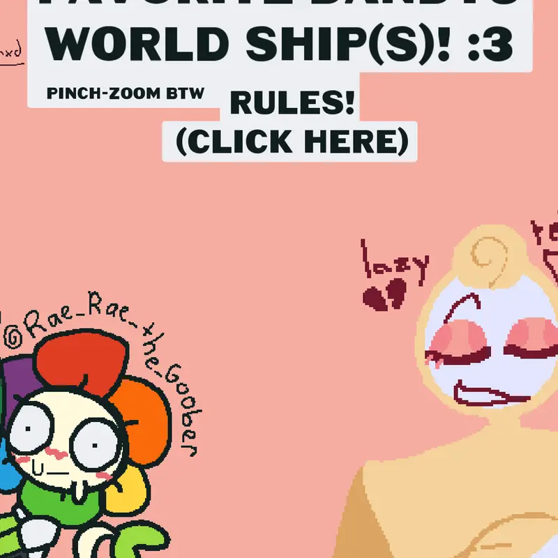 Dandys world ships! by @randomgirl122